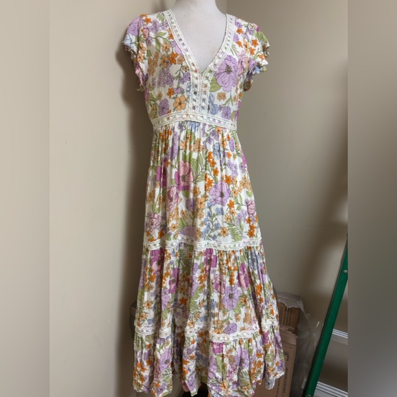 Baevely Dresses & Skirts - Baevely by Wellmade‎ Field Of Wildflowers Maxi Dress Sz M